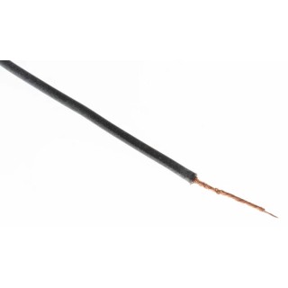 Hew Heinz Eilentropp SIFF Series Black Hook Up Wire 20 AWG 270x0.05mm Core Strands 20m 1kV Flame Resistant 180°C 222-4286