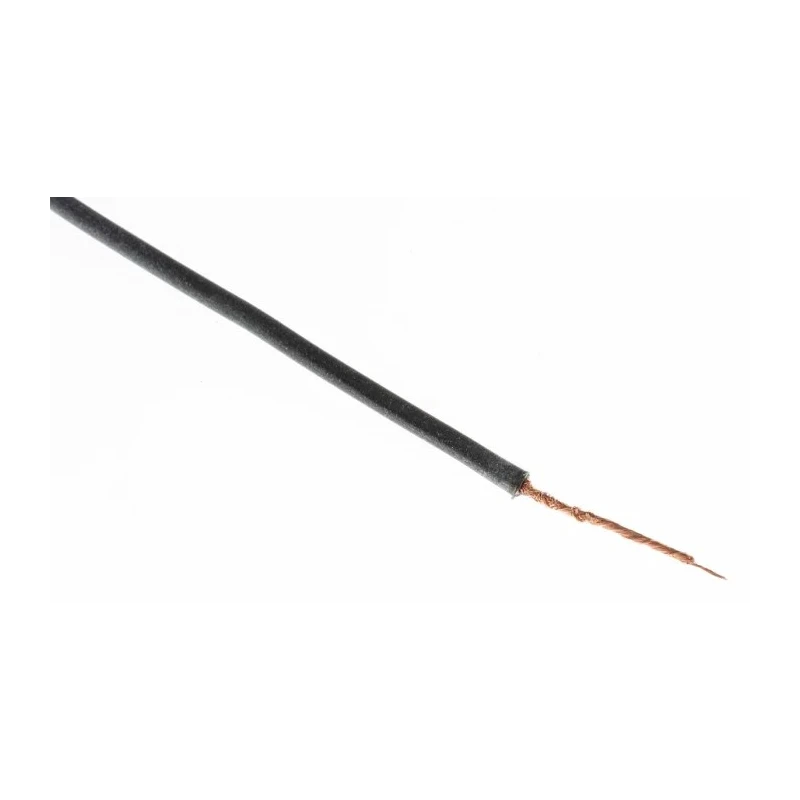 Hew Heinz Eilentropp SIFF Series Black Hook Up Wire 20 AWG 270x0.05mm Core Strands 20m 1kV Flame Resistant 180°C 222-4286