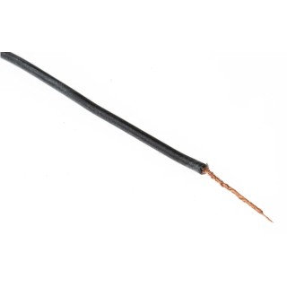 Hew Heinz Eilentropp SIFF Series Black Silicone Hook Up Wire, 20 AWG, 270/0.05 mm Core Strands, 100 m Length, 1kV 222-4292