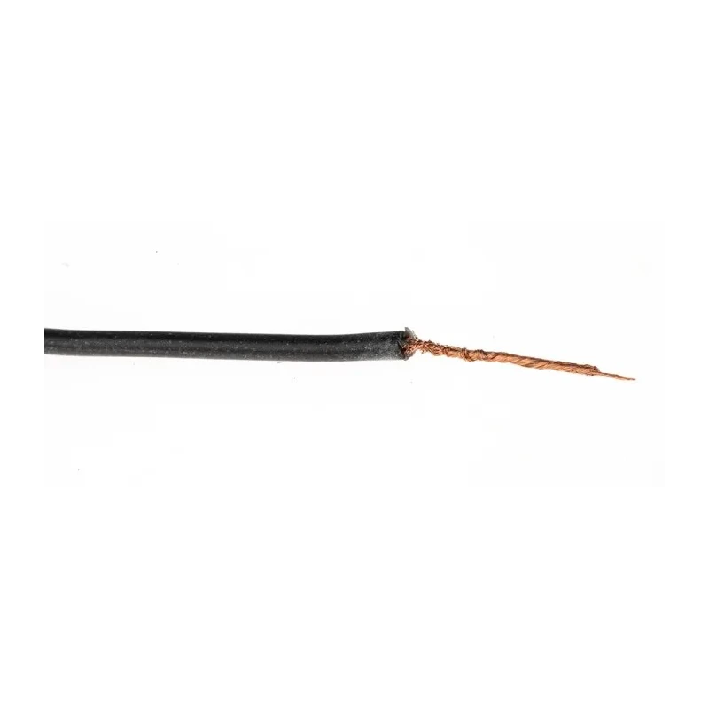 Hew Heinz Eilentropp SIFF Series Black Silicone Hook Up Wire, 20 AWG, 270/0.05 mm Core Strands, 100 m Length, 1kV 222-4292