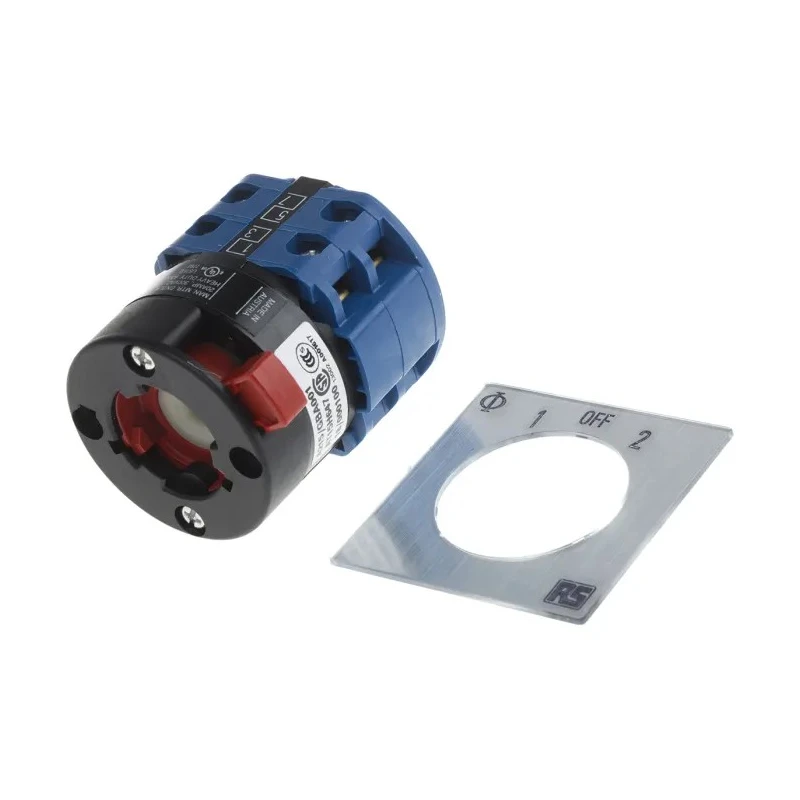 Kraus & Naimer Industrial 3 Position 2 Pole Cam Switch 60 ° Angle of Throw CA10.A215/GBA001.*FT
