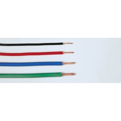 Hew Heinz Eilentropp SIFF Series Blue Silicone Hook Up Wire, 19 AWG, 408/0.05 mm Core Strands, 5 m, Copper 222-6254