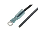 Molex Solderless Ring Terminal Pre-Crimped Lead 150 mm, Black, 600V 20A PVC Jacket 2178511112