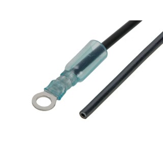 Molex Solderless Ring Terminal Pre-Crimped Lead 150 mm, Black, 600V 20A PVC Jacket 2178511112