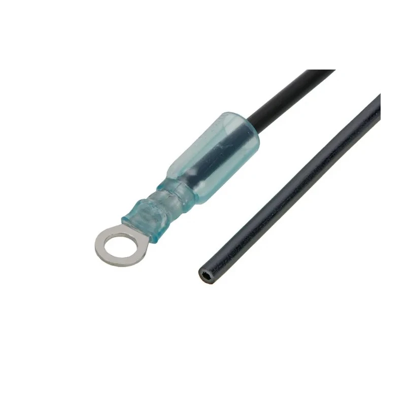 Molex Solderless Ring Terminal Pre-Crimped Lead 150 mm, Black, 600V 20A PVC Jacket 2178511112