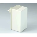 OKW White ABS Plug Case IP40, External Dimensions 65 mm x 120 mm x 65 mm 