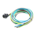 Brad from Molex Male 5 Way 7/8 In Circular, Straight to 5 Way Unterminated Sensor Actuator Cable 2m 1300138079