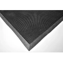 RS PRO Anti-Slip Entrance Mat Scraped Indoor Use Rubber Black 900mm x 1.8m x 10mm 221-7904