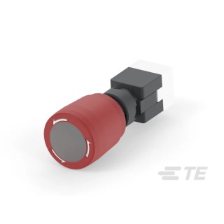 TE Connectivity Twist Release Illuminated Emergency Stop Push Button Panel Mount 16mm Cutout 1 NC PBES16