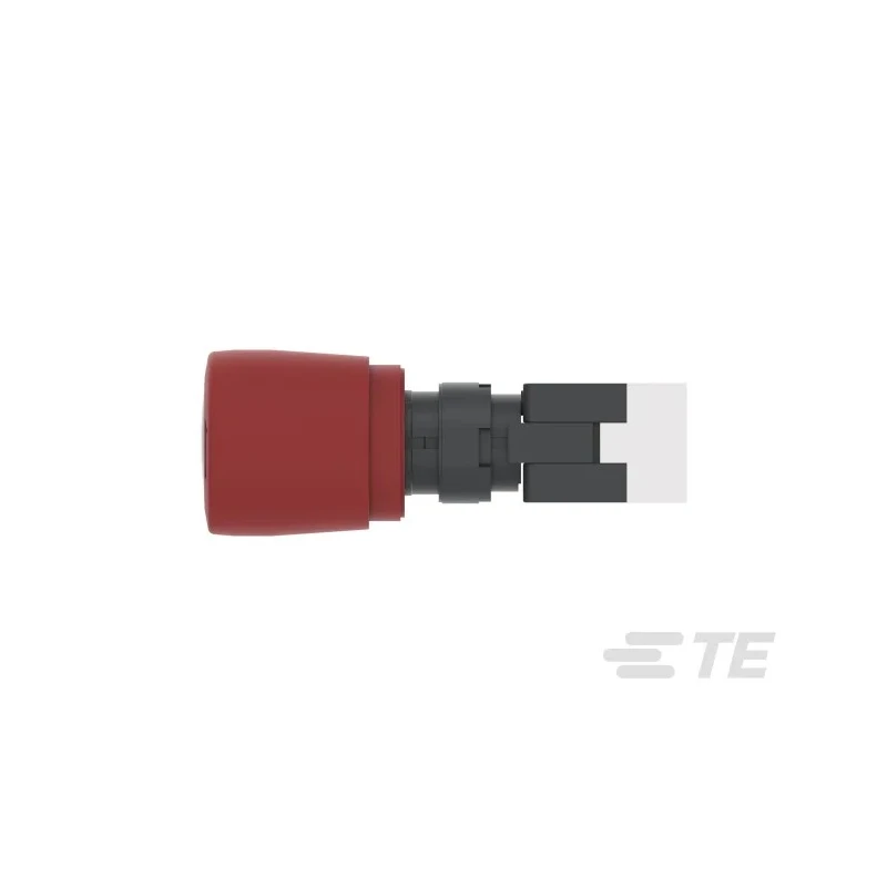 TE Connectivity Twist Release Illuminated Emergency Stop Push Button, Panel Mount, 16 mm Cutout, 1 NC PBES16