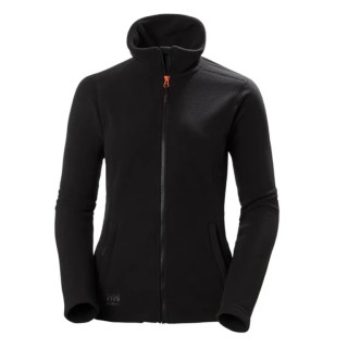 Helly Hansen Black Unisex Fleece Jacket with YKK Zip Closure and 2 Pockets Size XL 72400_990-XL