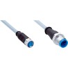 SICK Sensor Actuator Cable Female 3 Way Straight to Male 3 Way Straight 2 m YF8U13-020VA1M2A13 / 2096605