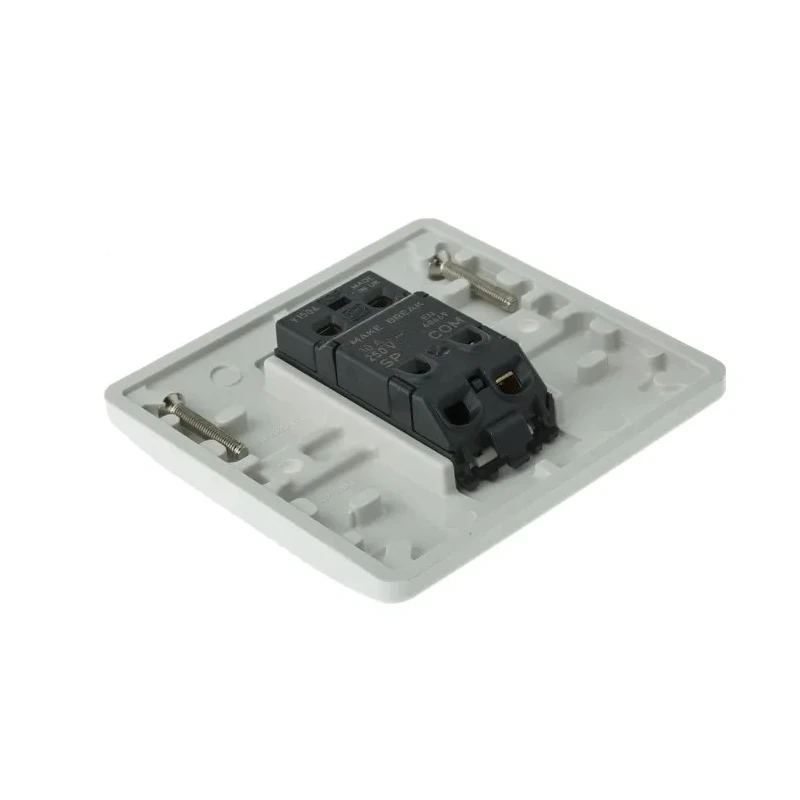 MK Electric White 2 Way Push Button 1 Gang Logic Plus Light Switch 250V K4878P WHI