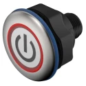 EAO Capacitive Switch Latching NO Illuminated Green IO-Link Stainless Steel IP69K 84-ACKS-C16-04C3