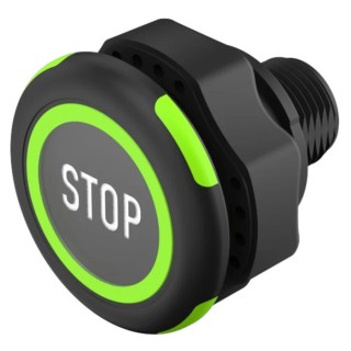 EAO Capacitive Switch Latching NO Illuminated Green Red IO-Link Stainless Steel IP69K 84-ASKS-B11-049D