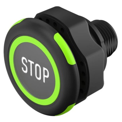 EAO Capacitive Switch Latching NO Illuminated Green Red IO-Link Stainless Steel IP69K 84-ASKS-B11-049D
