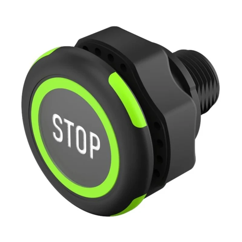 EAO Capacitive Switch Latching NO Illuminated Green Red IO-Link Stainless Steel IP69K 84-ASKS-B11-049D