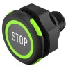 EAO Capacitive Switch Latching NO Illuminated Green Red IO-Link Stainless Steel IP69K 84-ASKS-B11-049D