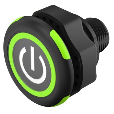 EAO Capacitive Switch Latching NO Illuminated Red Green IO-Link Stainless Steel IP69K 32V DC 200mA 84-ASKS-B14-04A0