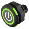 EAO Capacitive Switch Latching NO Illuminated Red Green IO-Link Stainless Steel IP69K 32V DC 200mA 84-ASKS-B14-04A0