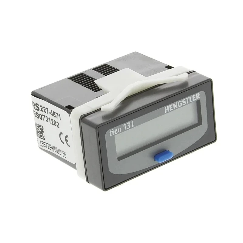 Hengstler TICO 731 Digital Counter, 8 Digit LCD Display, 7.5 kHz Frequency, 24V dc Panel Mount 0 731 202