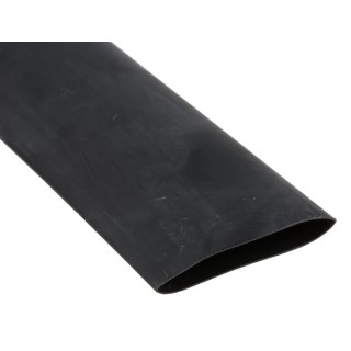 RS PRO Halogen Free Flame Retardant Heat Shrink Tubing Black 18 mm Sleeve Diameter x 1.2 m Length 3:1 Ratio 281-2855