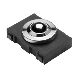 RS PRO Ball Transfer Unit with 16 mm Diameter Steel Ball, Plastic Cage and Case 229-9168