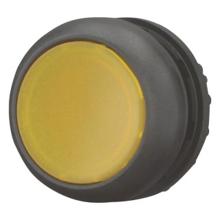 Eaton RMQ Titan M22 Series Yellow Momentary Flush Push Button Head 22.5 mm Cutout IP66 IP67 IP69K 216930 M22S-DL-Y
