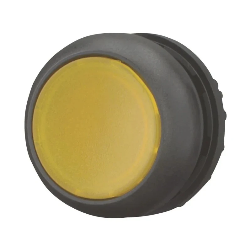 Eaton RMQ Titan M22 Series Yellow Momentary Flush Push Button Head 22.5 mm Cutout IP66 IP67 IP69K 216930 M22S-DL-Y