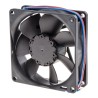 ebm-papst 8400 N Series 12V DC Axial Fan, 79 m³/h Air Flow, 2.8 W Power, 233 mA Max Current, IP68, 80 mm x 80 mm x 25 mm IP68