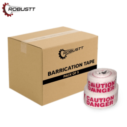 robustt-caution-tape-3-inches-x-130-mtr-white-red-pvc-material-barrication-tape-weather-resistant-warning-tape-pack-of-5-58086