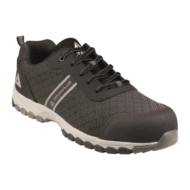 Delta Plus Men's Black Grey Composite Safety Trainer Lace Up EU 47 UK 12 BOSTOSPNO47