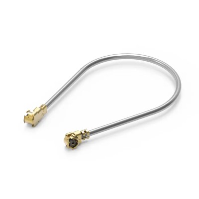 Wurth Elektronik WR-UMRF Series Coaxial Cable 300 mm, UMRF Type, 50 Ω, Grey, Terminated 636201050300