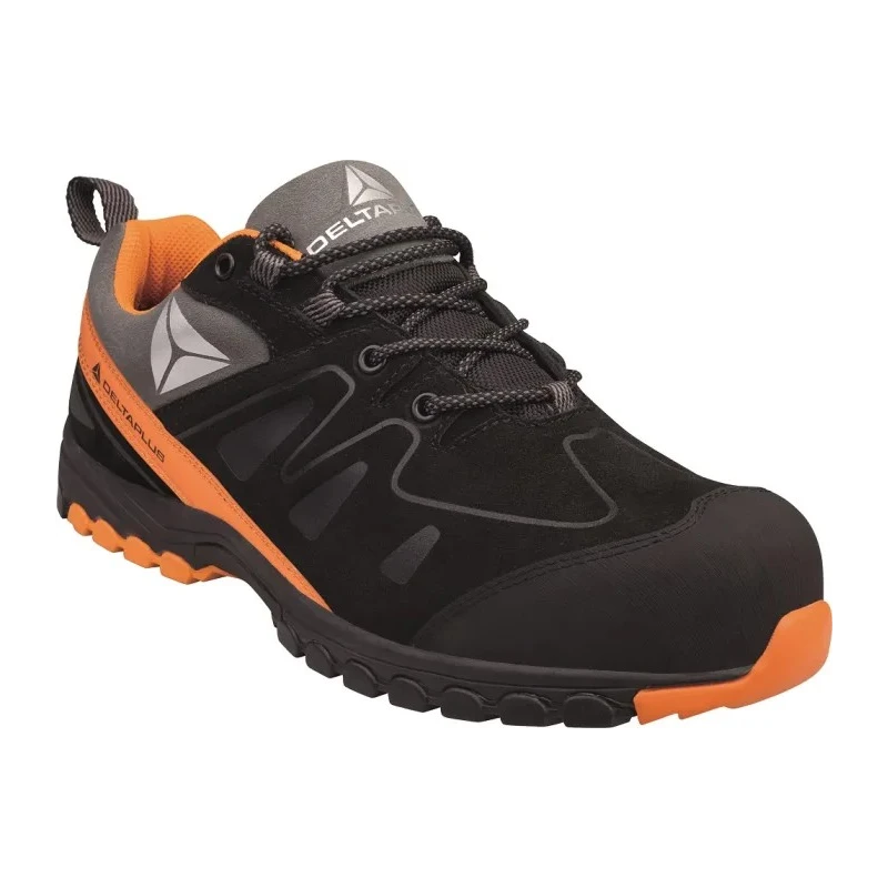 Delta Plus Brooklyn Men Orange Black Composite Safety Trainer Lace Up Shoes UK 8 EU 42 BROOKS3NO42