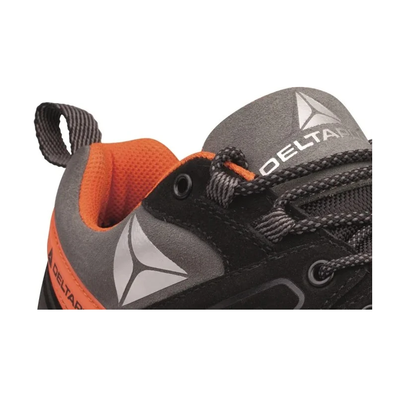 Delta Plus Brooklyn Men Orange Black Composite Safety Trainer Lace Up Shoes UK 8 EU 42 BROOKS3NO42