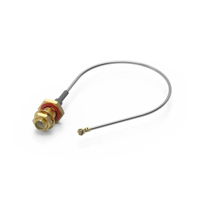 Wurth Elektronik SMA Series 100 mm UMRF Coaxial Cable 50 Ω Grey Terminated 636208110100