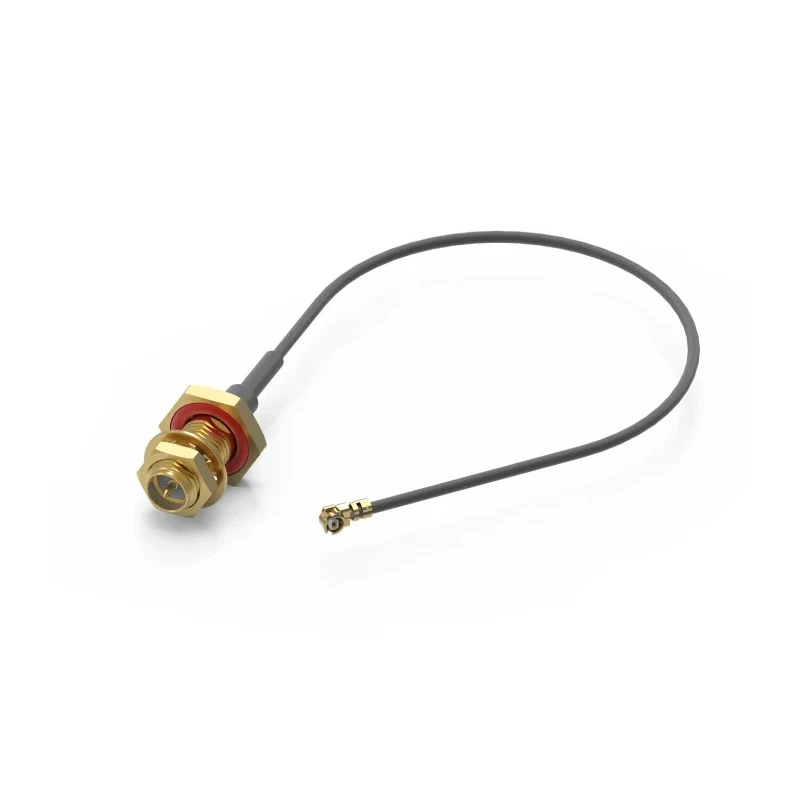 Wurth Elektronik RP-SMA Series UMRF Coaxial Cable 50 Ω, Terminated, 150 mm Length, 1.37 mm Diameter, 200 Vrms 636210100150