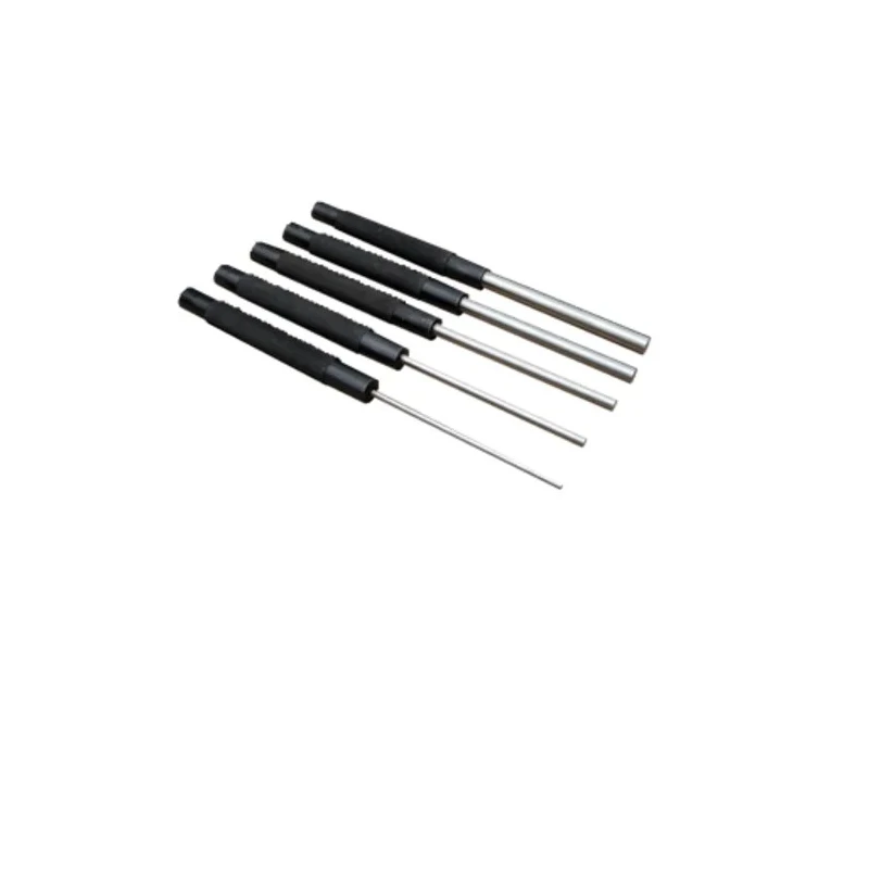 RS Pro 5-Piece Punch Set Parallel Pin Punch 9.5mm Shank 205mm Overall 230-0120
