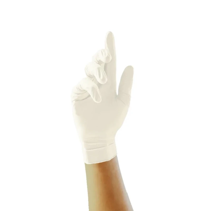 Unigloves Natural Powdered Latex Disposable Gloves Food Safe 0.1mm GS0023
