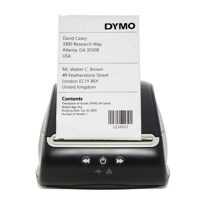 Dymo LABEL WRITER 5XL Handheld Label Printer, 106 mm Max Label Width, 300 x 300 dpi, Manual Cutter, Type G Plug 2112724