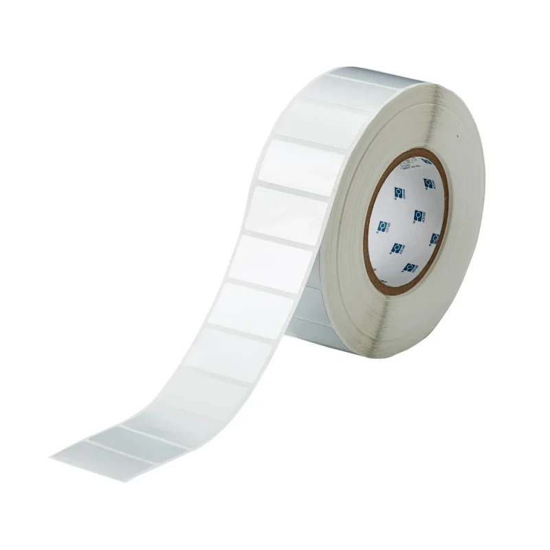 Brady Thermal Transfer Silver Label Printer Label 50.8 mm Width 25.4 mm Length THT-17-434-3