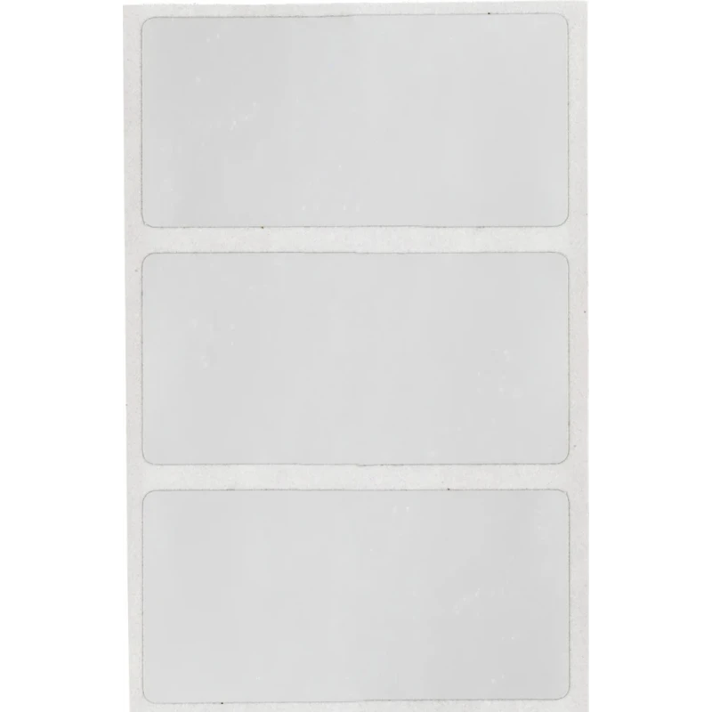 Brady Thermal Transfer Silver Label Printer Label 50.8 mm Width 25.4 mm Length THT-17-434-3