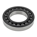 SKF Self-Aligning 2 Row Ball Bearing 90 mm ID 160 mm OD 30 mm Race Width Sheet Metal Cage Steel Balls Open End 5300 1218/C3