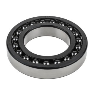 SKF Self-Aligning 2 Row Ball Bearing 90 mm ID 160 mm OD 30 mm Race Width Sheet Metal Cage Steel Balls Open End 5300 1218/C3