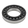 SKF Self-Aligning 2 Row Ball Bearing 90 mm ID 160 mm OD 30 mm Race Width Sheet Metal Cage Steel Balls Open End 5300 1218/C3