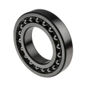 SKF Self-Aligning 2 Row Ball Bearing 90 mm ID 160 mm OD 30 mm Race Width Sheet Metal Cage Steel Balls Open End 5300 1218/C3