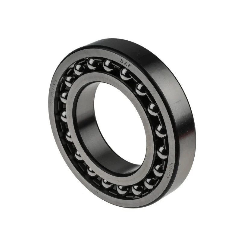 SKF Self-Aligning 2 Row Ball Bearing 90 mm ID 160 mm OD 30 mm Race Width Sheet Metal Cage Steel Balls Open End 5300 1218/C3