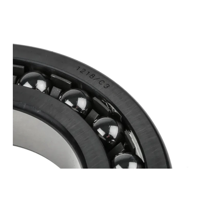 SKF Self-Aligning 2 Row Ball Bearing 90 mm ID 160 mm OD 30 mm Race Width Sheet Metal Cage Steel Balls Open End 5300 1218/C3