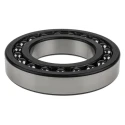 SKF Self-Aligning 2 Row Ball Bearing 90 mm ID 160 mm OD 30 mm Race Width Sheet Metal Cage Steel Balls Open End 5300 1218/C3
