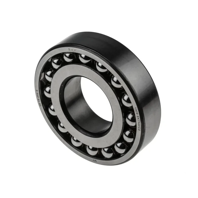 SKF Self-Aligning Ball Bearing 45.13 mm Inside Diameter, 100 mm Outside Diameter, 2 Row, Tapered Bore 1309 EKTN9/C3